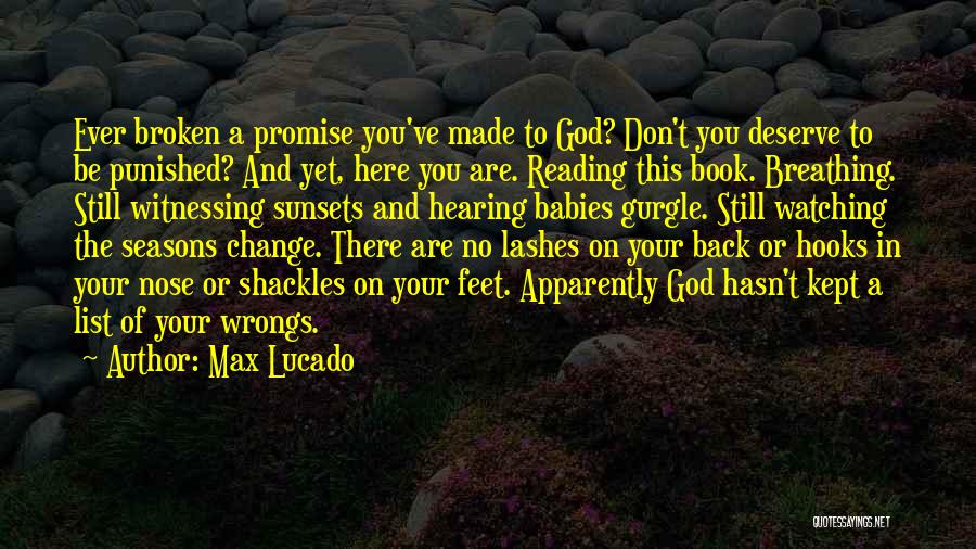 God Sunsets Quotes By Max Lucado