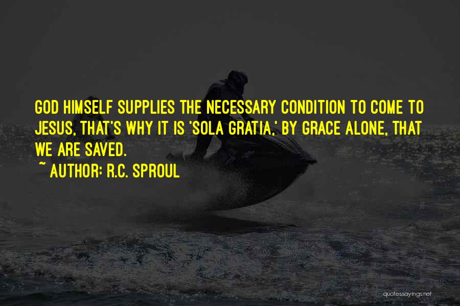 God Supplies Quotes By R.C. Sproul