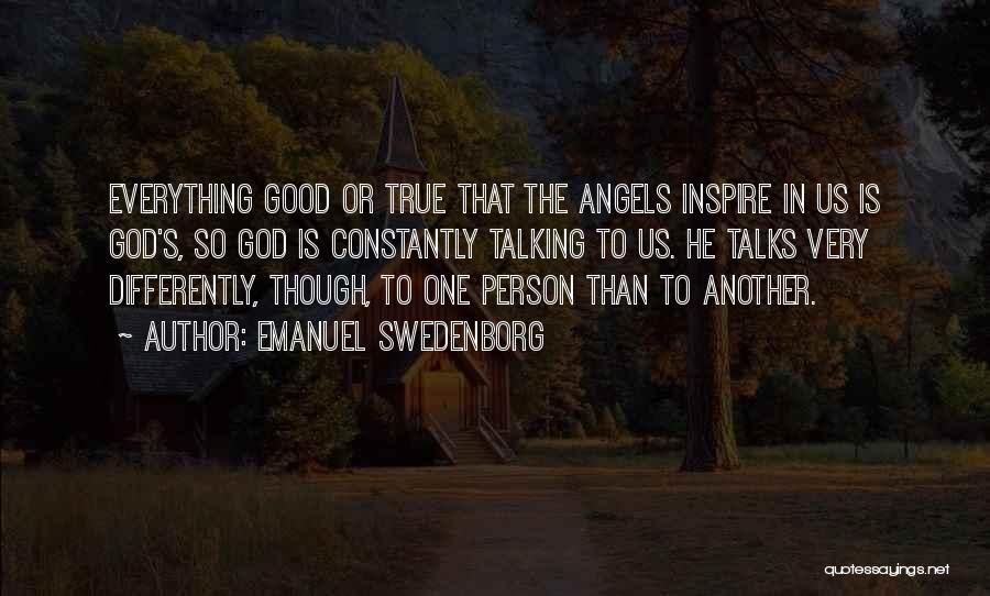 God Talking To Us Quotes By Emanuel Swedenborg