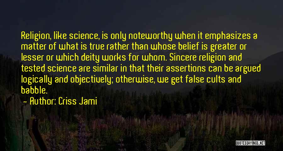 God Testing Faith Quotes By Criss Jami