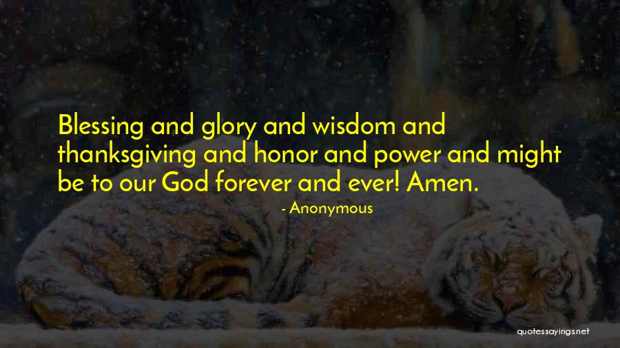 God Thanksgiving Quotes By Anonymous