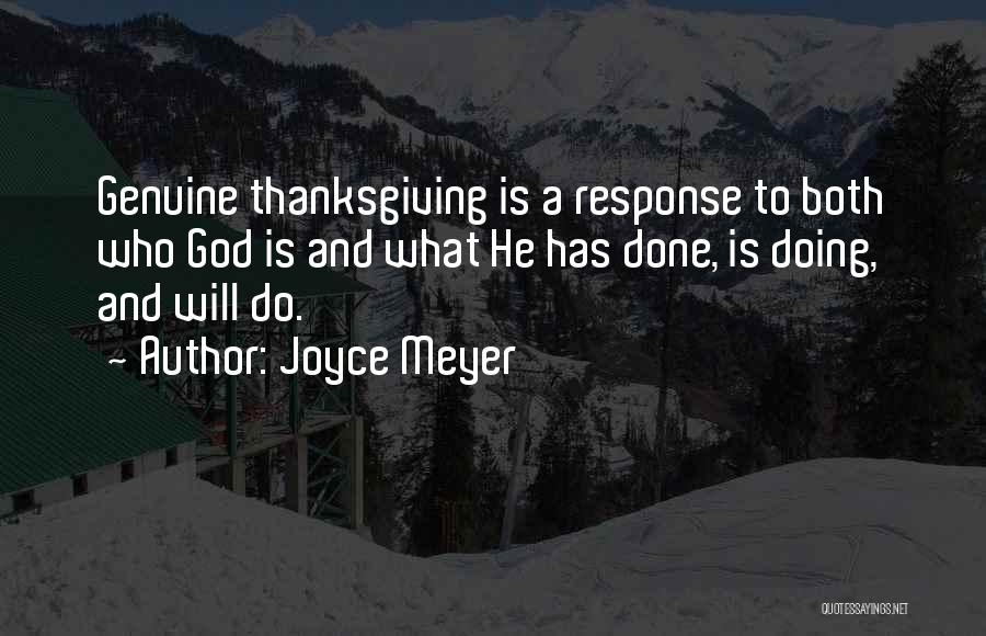God Thanksgiving Quotes By Joyce Meyer