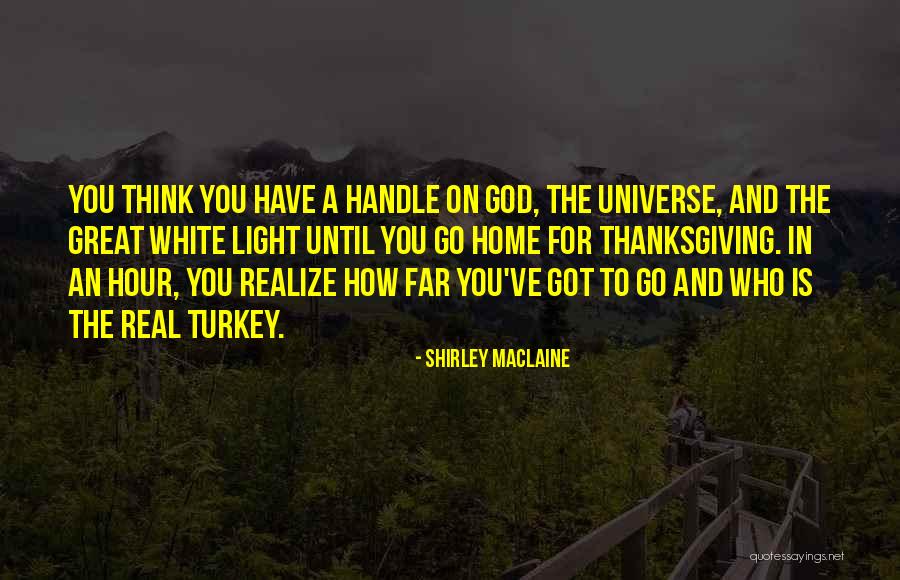 God Thanksgiving Quotes By Shirley Maclaine