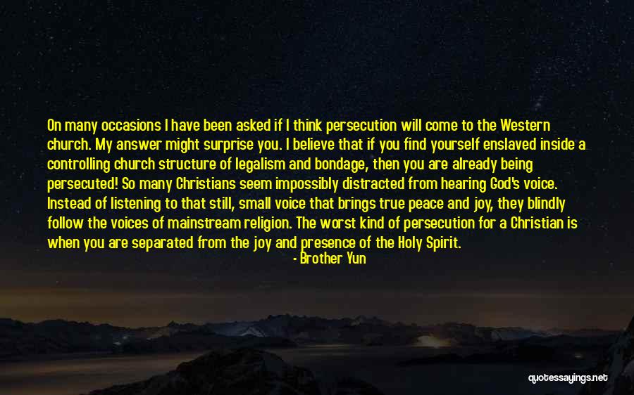 God That Answer Quotes By Brother Yun God That Answer Quotes By Brother Yun