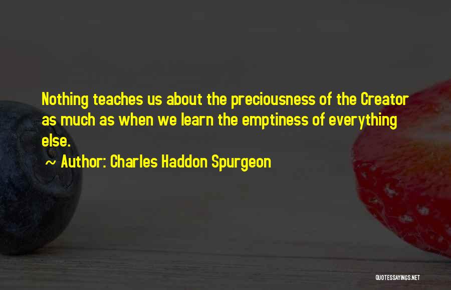 God The Creator Quotes By Charles Haddon Spurgeon