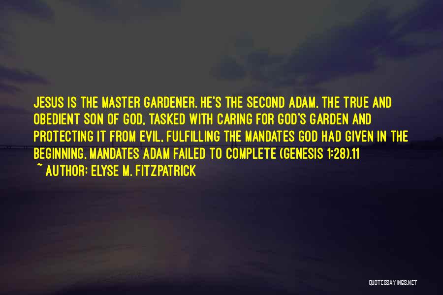 God The Gardener Quotes By Elyse M. Fitzpatrick