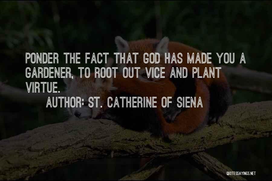 God The Gardener Quotes By St. Catherine Of Siena