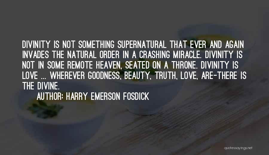 God Throne Quotes By Harry Emerson Fosdick