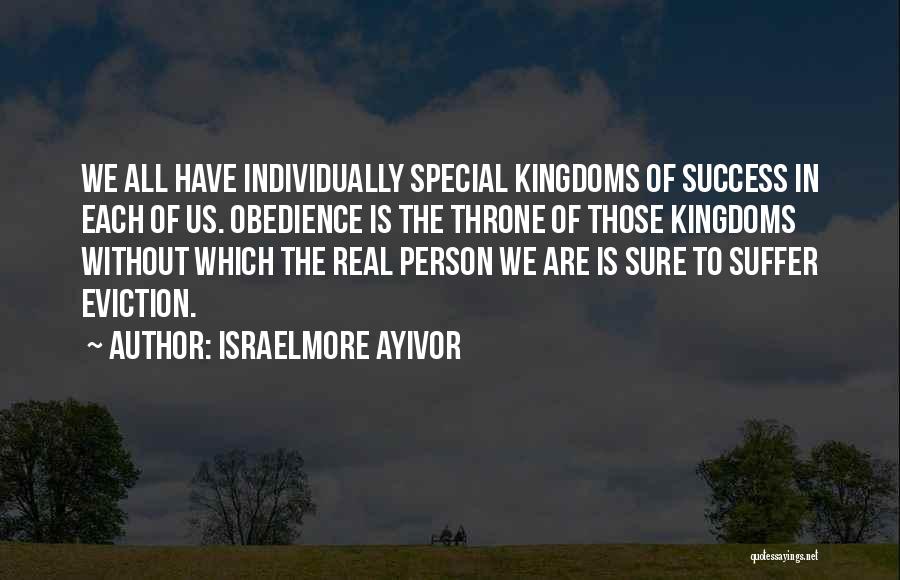 God Throne Quotes By Israelmore Ayivor