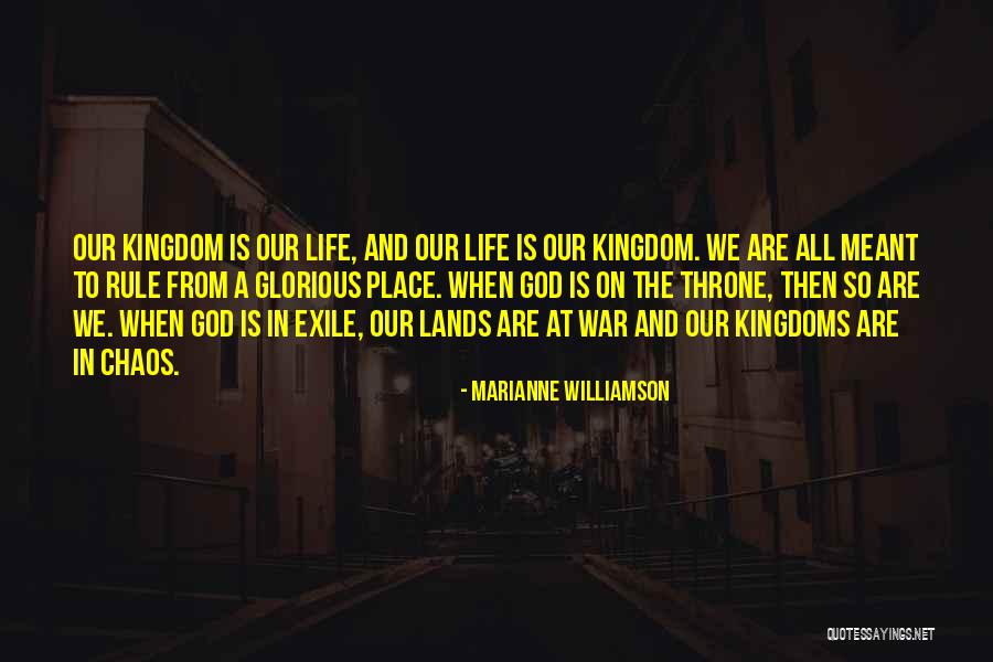 God Throne Quotes By Marianne Williamson