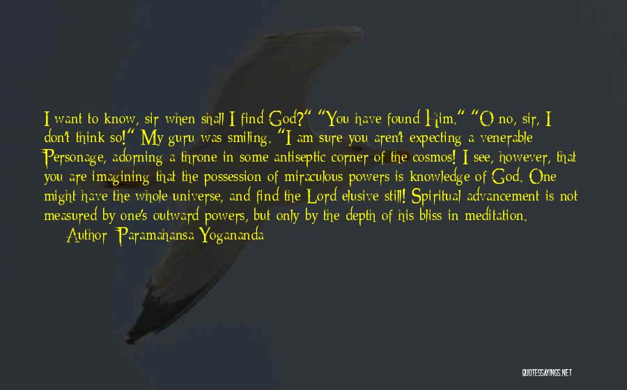 God Throne Quotes By Paramahansa Yogananda