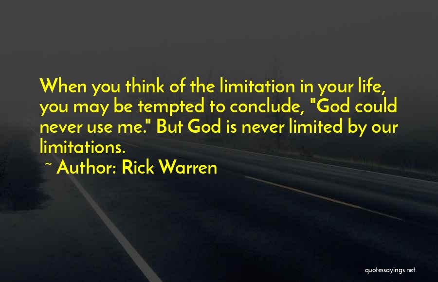 God Use Me Quotes By Rick Warren