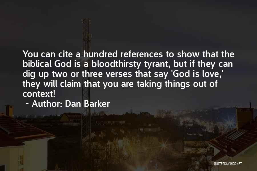God Verses Quotes By Dan Barker