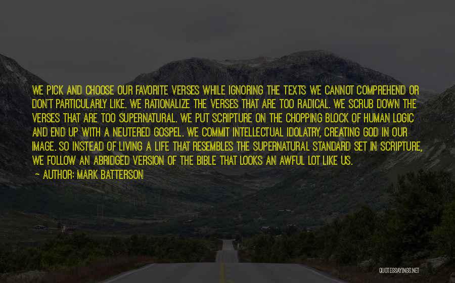 God Verses Quotes By Mark Batterson
