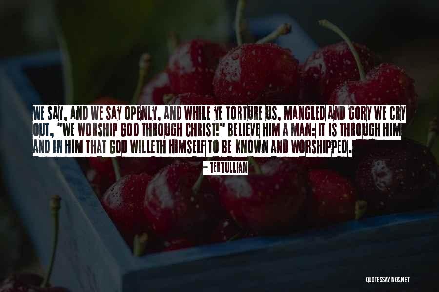 God Vs Man Quotes By Tertullian God Vs Man Quotes By Tertullian