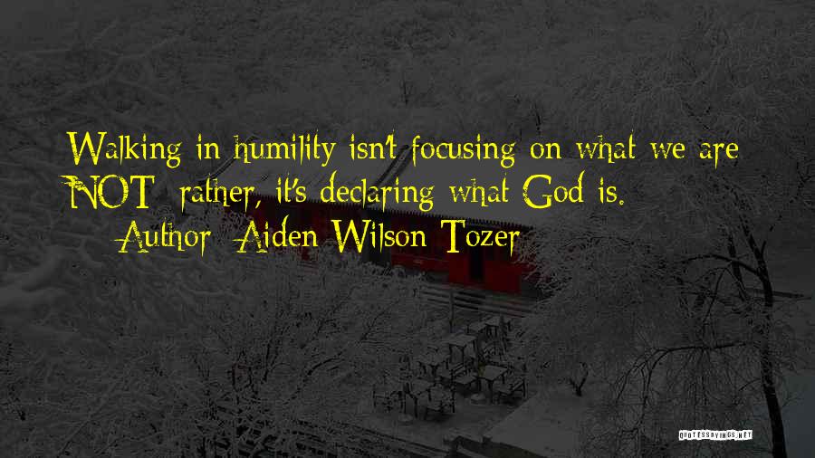 God Walking Quotes By Aiden Wilson Tozer