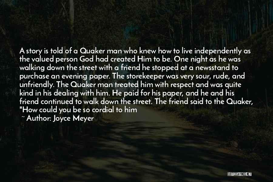 God Walking With You Quotes By Joyce Meyer