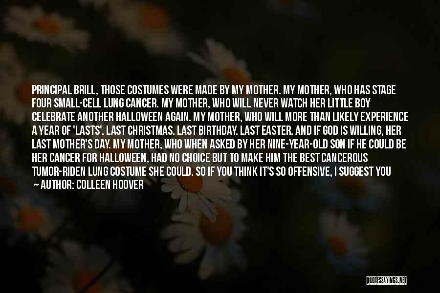 God Watch Over My Son Quotes By Colleen Hoover