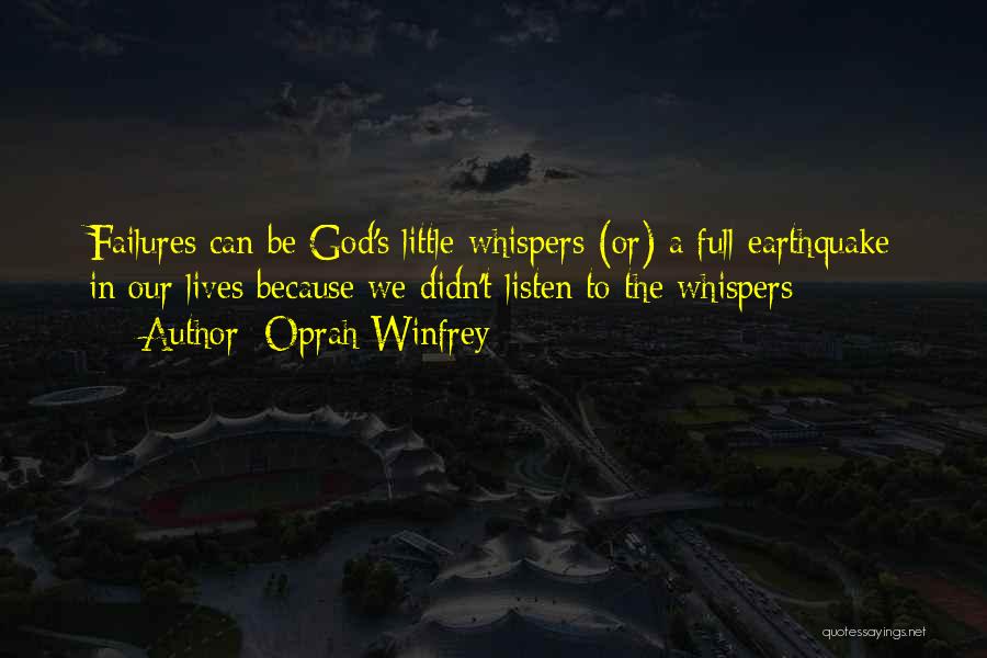 God Whispers Quotes By Oprah Winfrey