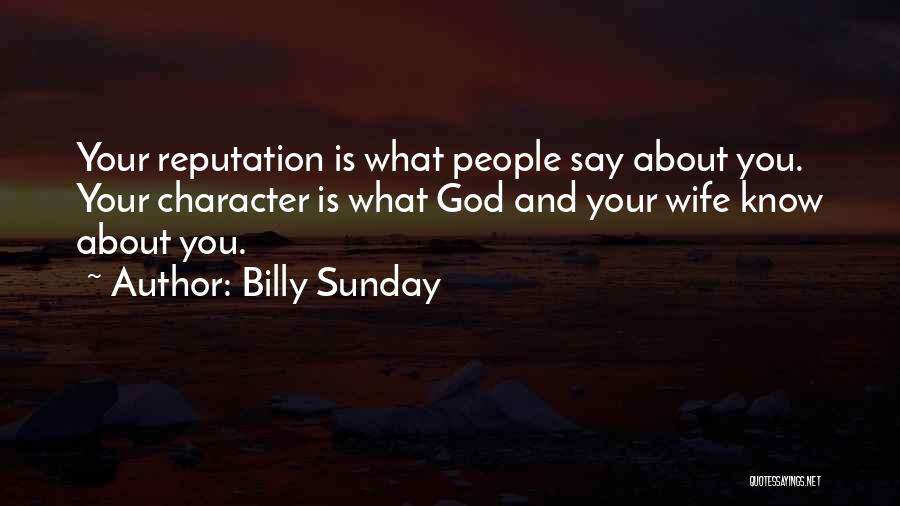 God Wife Quotes By Billy Sunday
