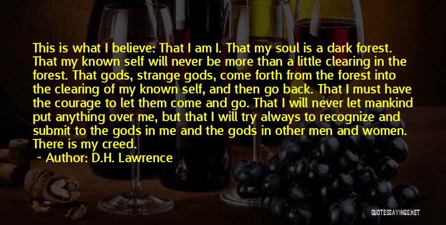 God Will Always Be There Quotes By D.H. Lawrence