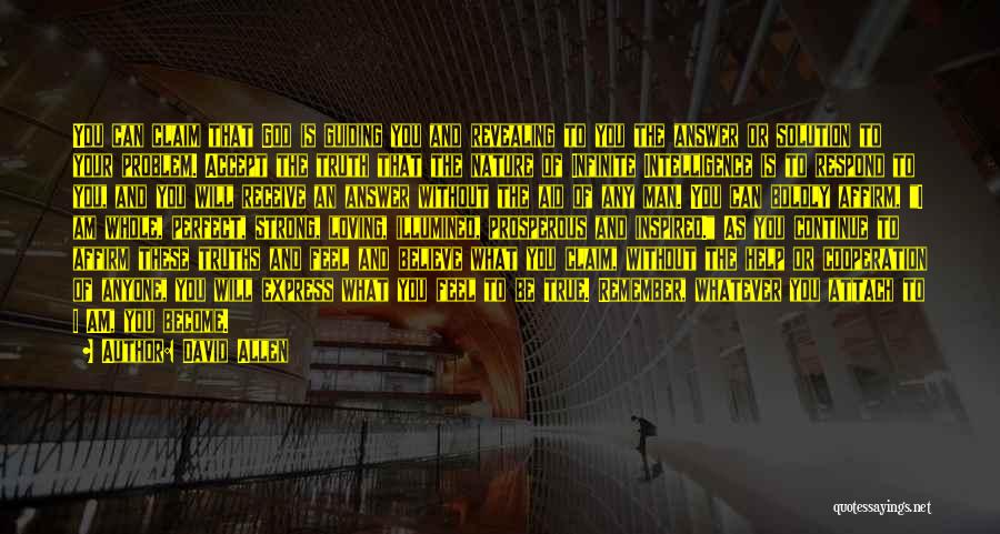 God Will Answer Quotes By David Allen God Will Answer Quotes By David Allen