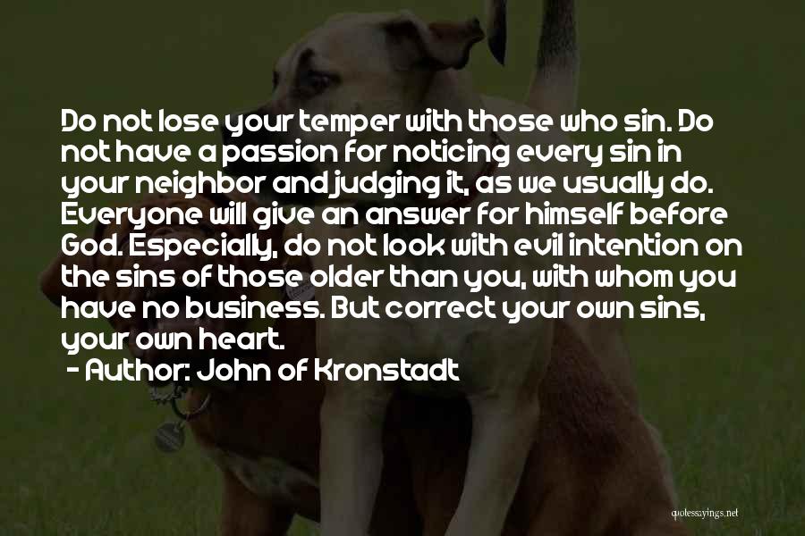 God Will Answer Quotes By John Of Kronstadt