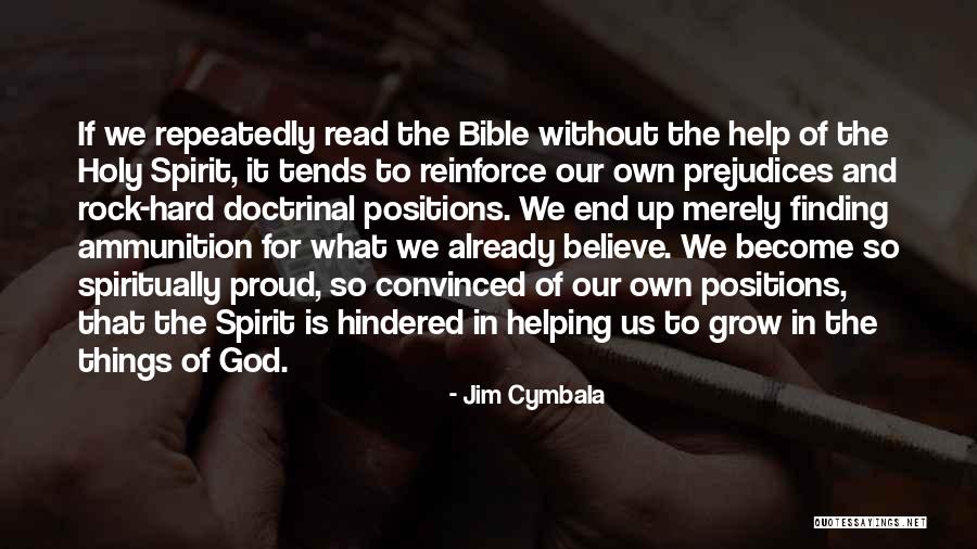 God Will Help Me Bible Quotes By Jim Cymbala