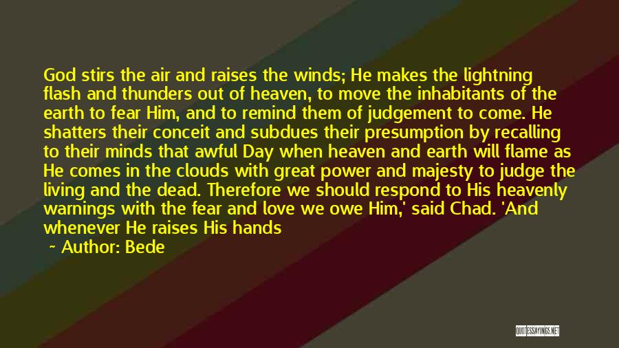 God Will Judge Quotes By Bede