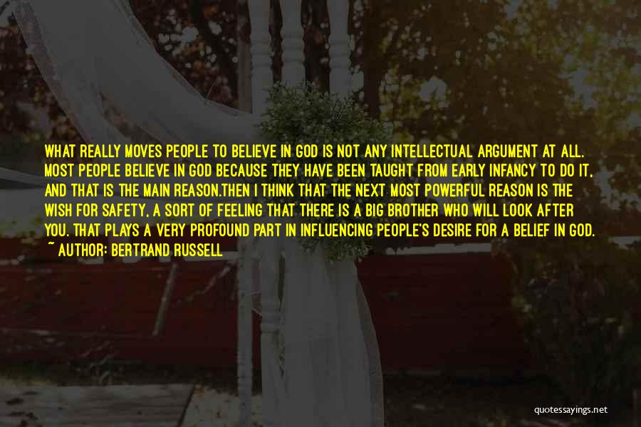 God Will Look After You Quotes By Bertrand Russell