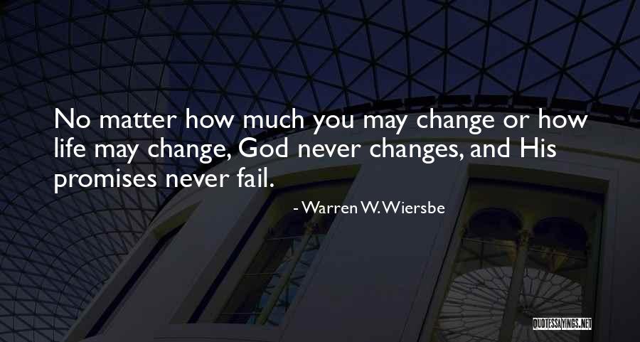 God Will Never Fail You Quotes By Warren W. Wiersbe God Will Never Fail You Quotes By Warren W. Wiersbe