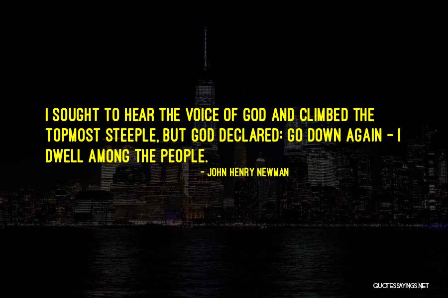 God Will Not Let Me Down Quotes By John Henry Newman