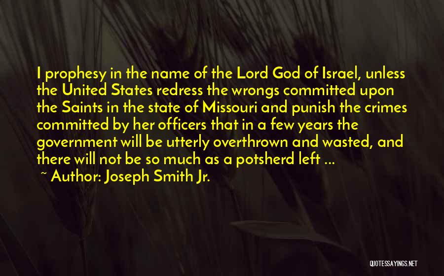 God Will Punish Quotes By Joseph Smith Jr.