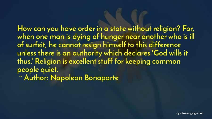 God Wills Quotes By Napoleon Bonaparte