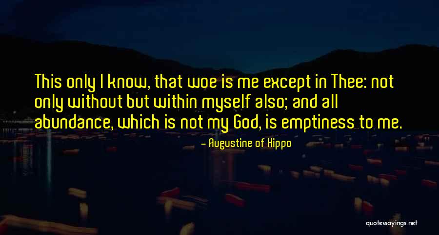 God Within Me Quotes By Augustine Of Hippo