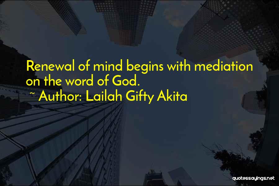 God Word Of Wisdom Quotes By Lailah Gifty Akita