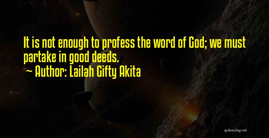 God Word Of Wisdom Quotes By Lailah Gifty Akita