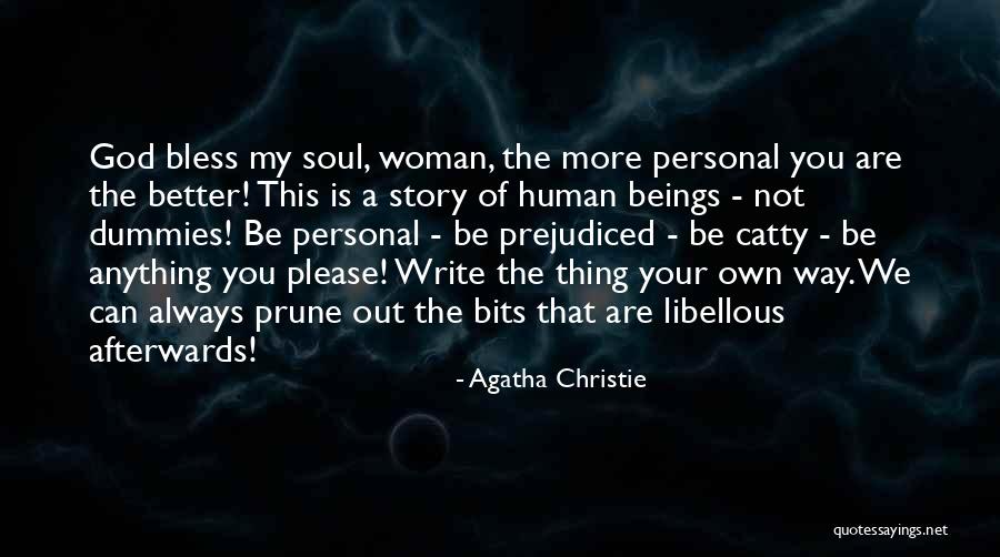 God Writing Your Story Quotes By Agatha Christie