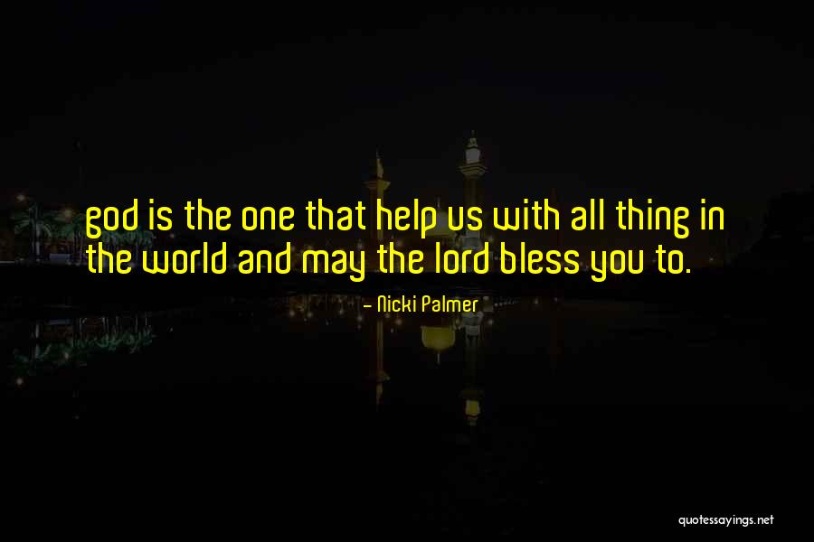 God Yahoo Quotes By Nicki Palmer God Yahoo Quotes By Nicki Palmer