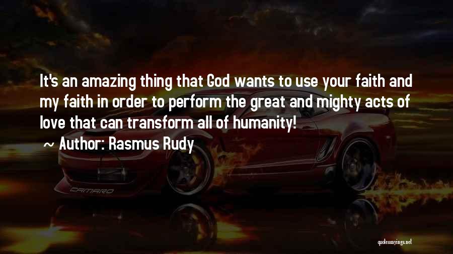 God Your Amazing Quotes By Rasmus Rudy