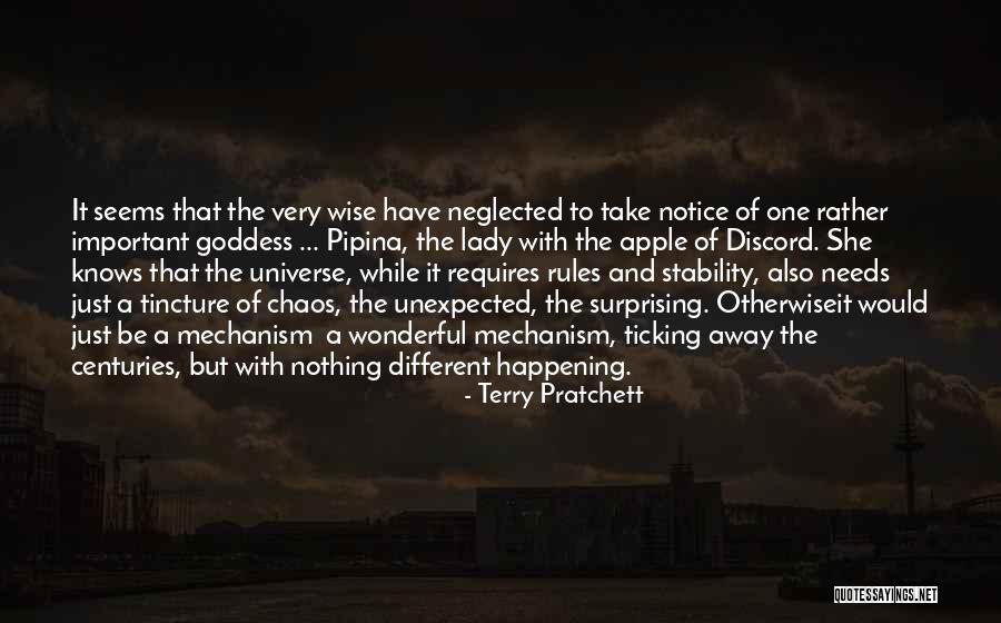 Goddess Of Chaos Quotes By Terry Pratchett Goddess Of Chaos Quotes By Terry Pratchett