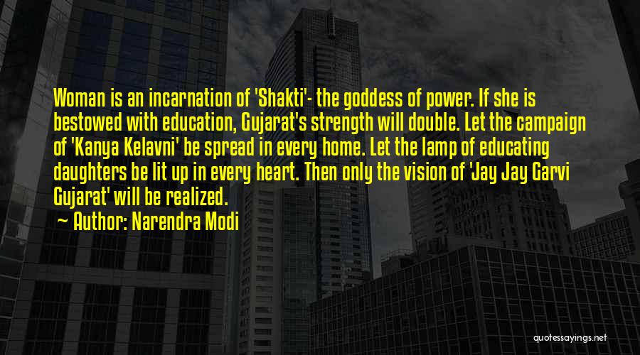 Goddess Shakti Quotes By Narendra Modi