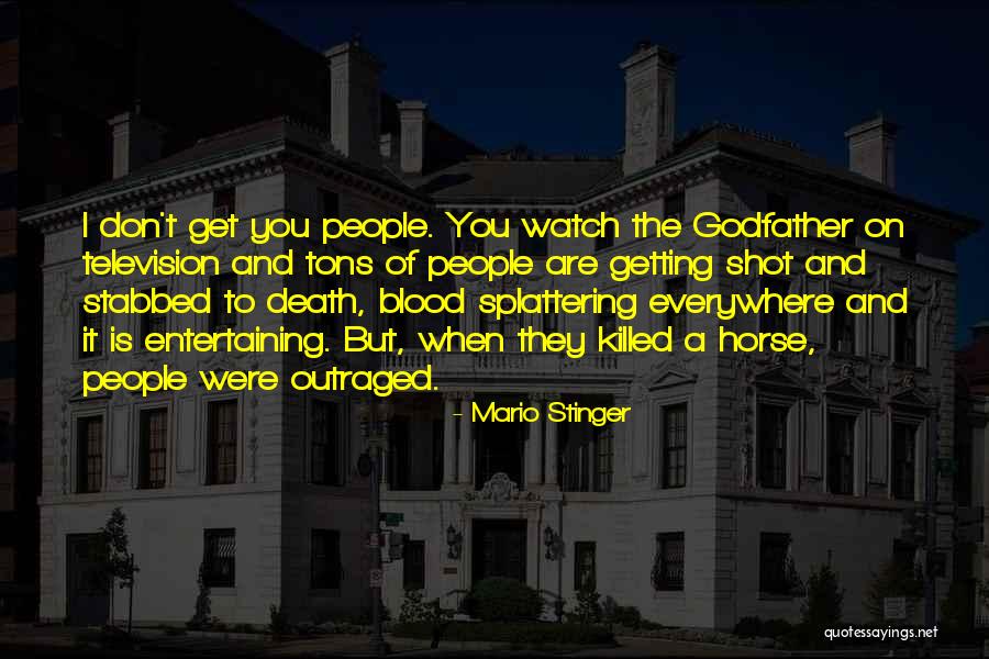 Godfather Quotes By Mario Stinger Godfather Quotes By Mario Stinger