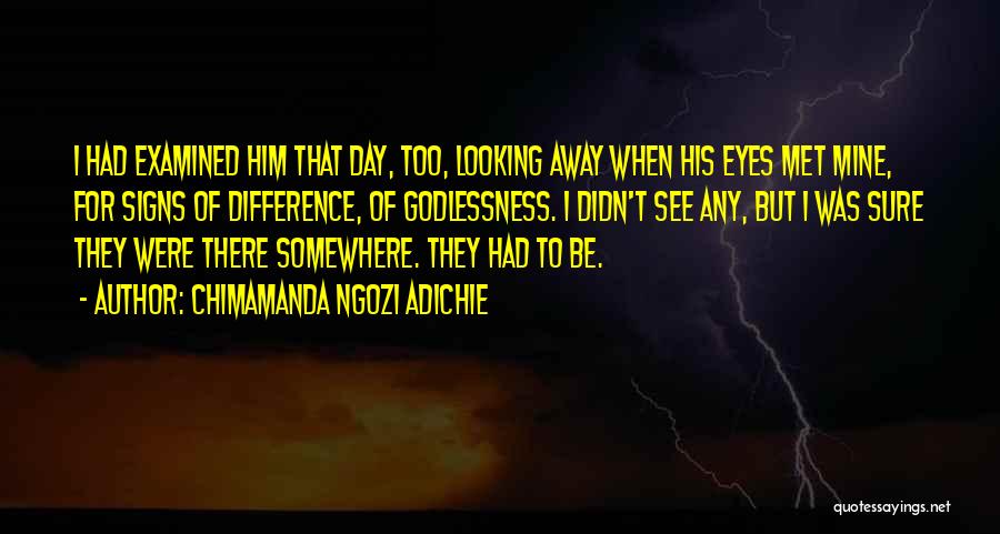 Godlessness Quotes By Chimamanda Ngozi Adichie