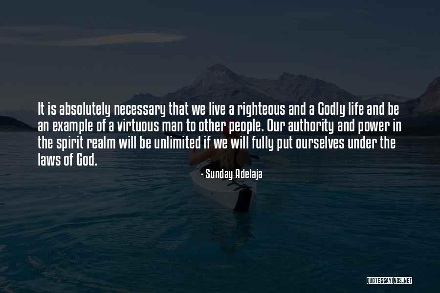 Godly Life Quotes By Sunday Adelaja