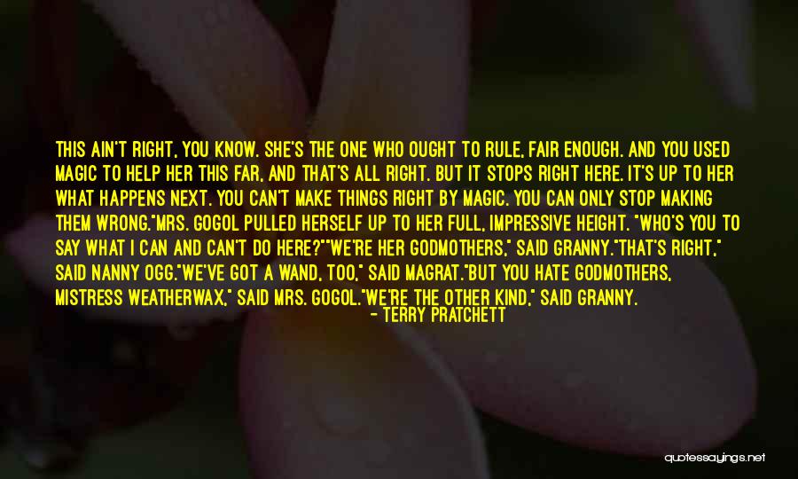 Godmothers Quotes By Terry Pratchett Godmothers Quotes By Terry Pratchett