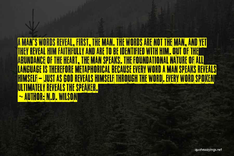 God's Abundance Quotes By N.D. Wilson
