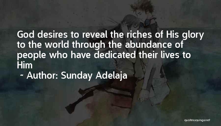 God's Abundance Quotes By Sunday Adelaja