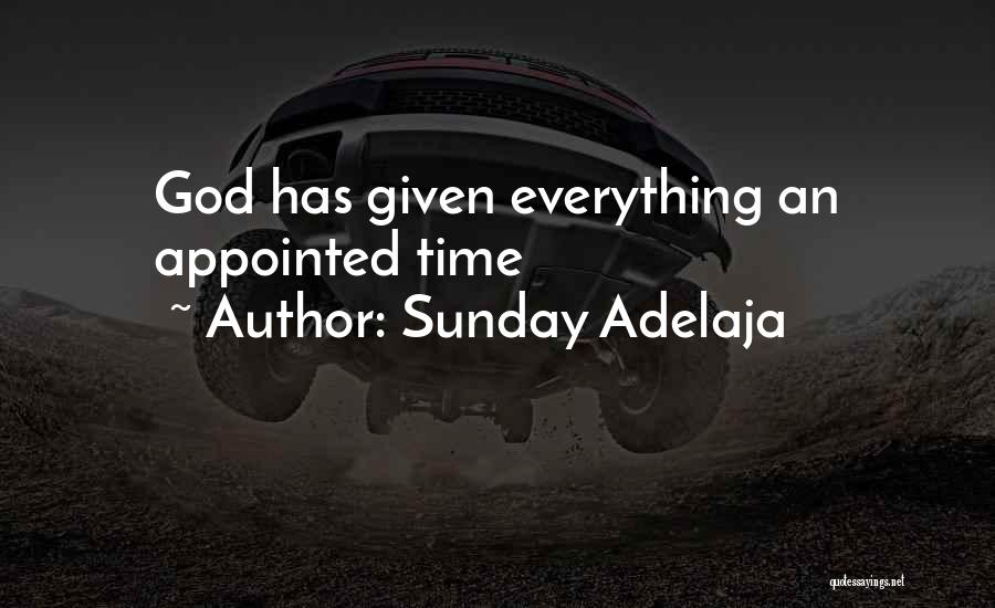 God's Appointed Time Quotes By Sunday Adelaja