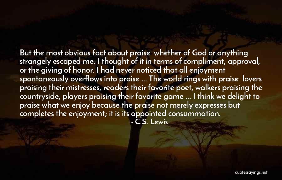 God's Approval Quotes By C.S. Lewis